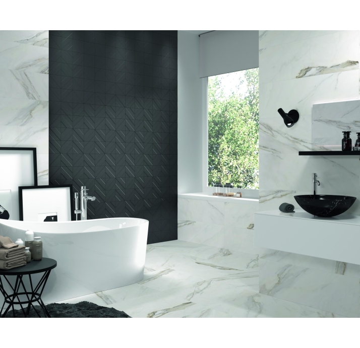 Керамическая плитка CALACATTA SUPERWHITE SATIN 60X60  60X60X9 (NCR02340)