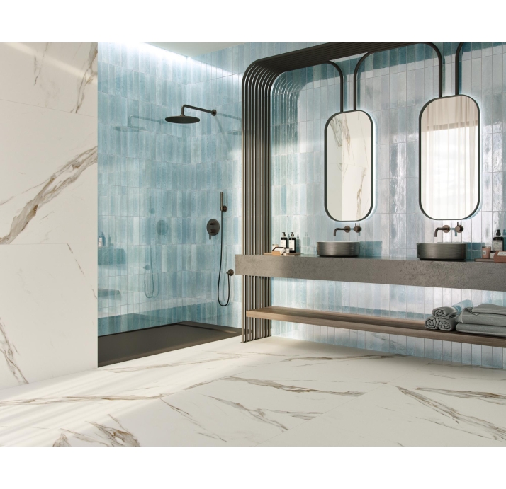 Керамическая плитка CALACATTA SUPERWHITE SATIN 90X90  90X90X9 (NCR02341)