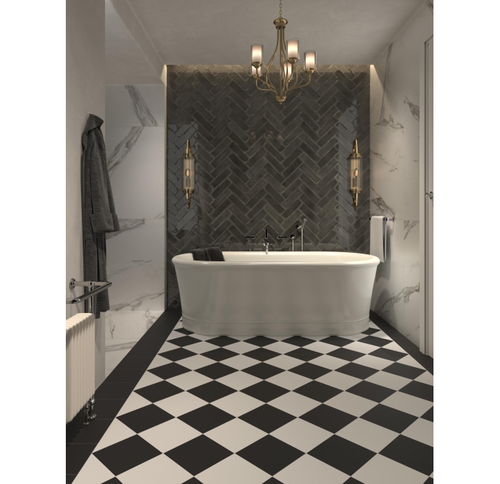 Керамическая плитка CALACATTA SUPERWHITE SATIN 90X90  90X90X9 (NCR02341)