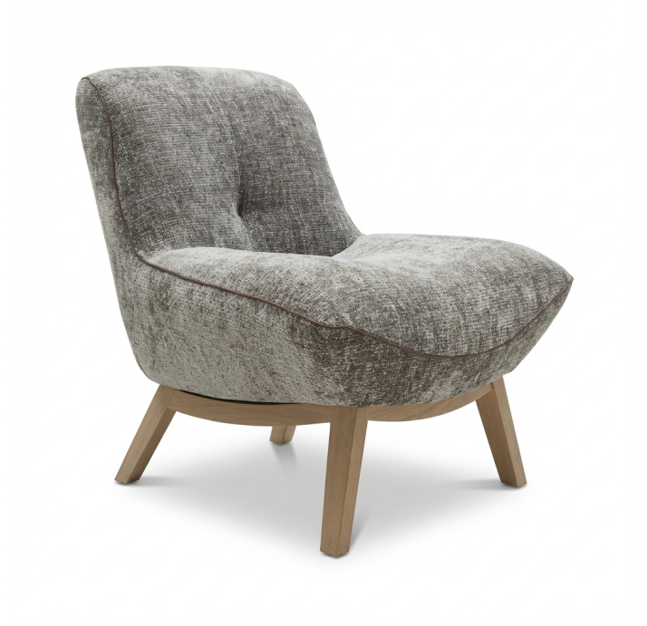 Кресло Rico Prince 70/RAMIRO TAUPE/Matching Stitching/P628 (Grege)/