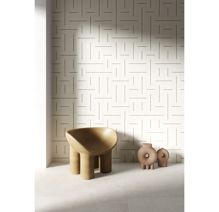 Керамическая плитка LINE WHITE Белый 15X15X10 (NCR03369)