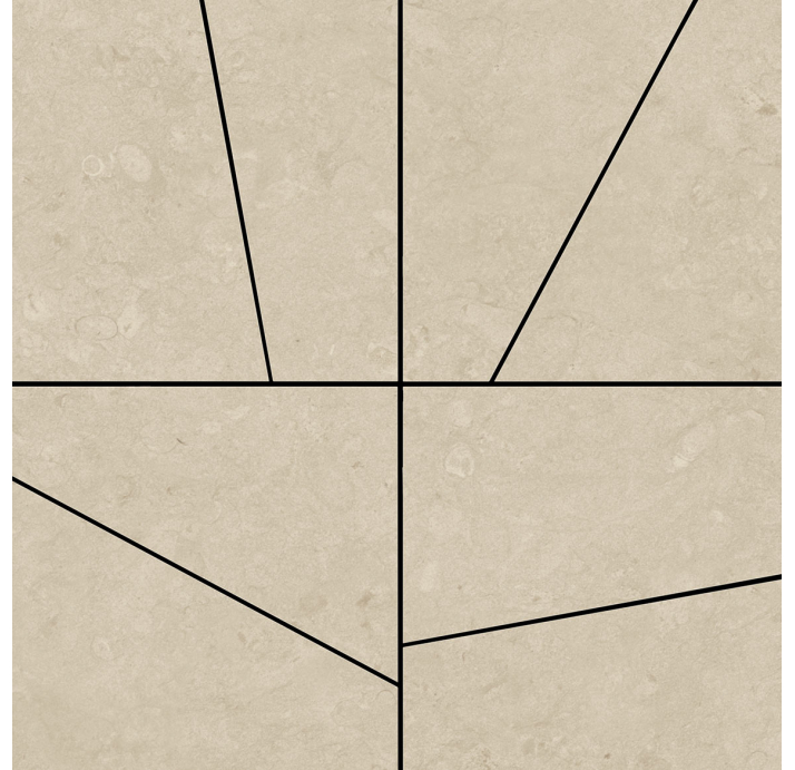 Керамическая мозайка TIFFANY BEIGE ORIGAMI MOS Бежевый 30X30X10 (NCR03193)