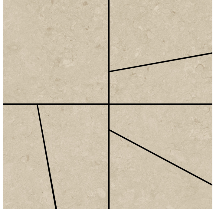 Керамическая мозайка TIFFANY BEIGE ORIGAMI MOS Бежевый 30X30X10 (NCR03193)