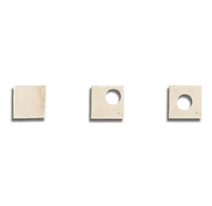 Керамическая плитка ALBERTINA B-INSERT 2 PALE Бежевый 15X15X15 (NCR03066)