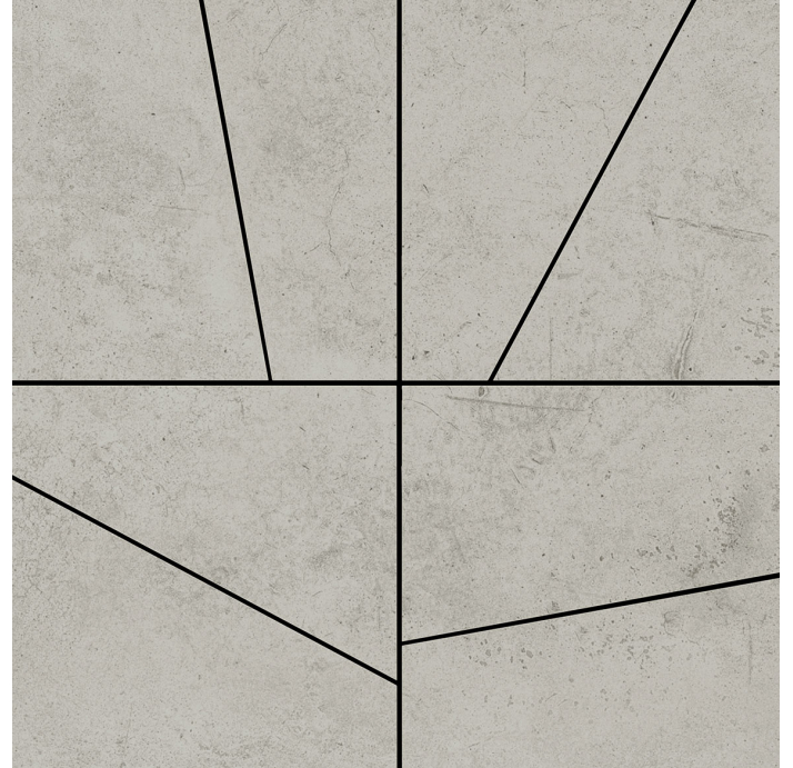 Керамическая мозайка MONDO DARK GRAY ORIGAMI MOS Графитовый 30X30X10 (NCR03313)