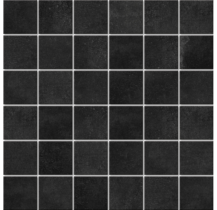 Керамическая моззайка FE BLACK MOS 5X5 Черная 30X30X10 (NCR02764)