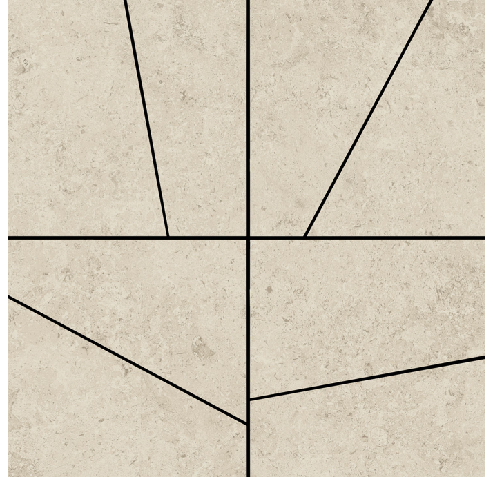 Керамическая мозайка JURA BEIGE ORIGAMI MOS Бежевый 30X30X10 (NCR03134)