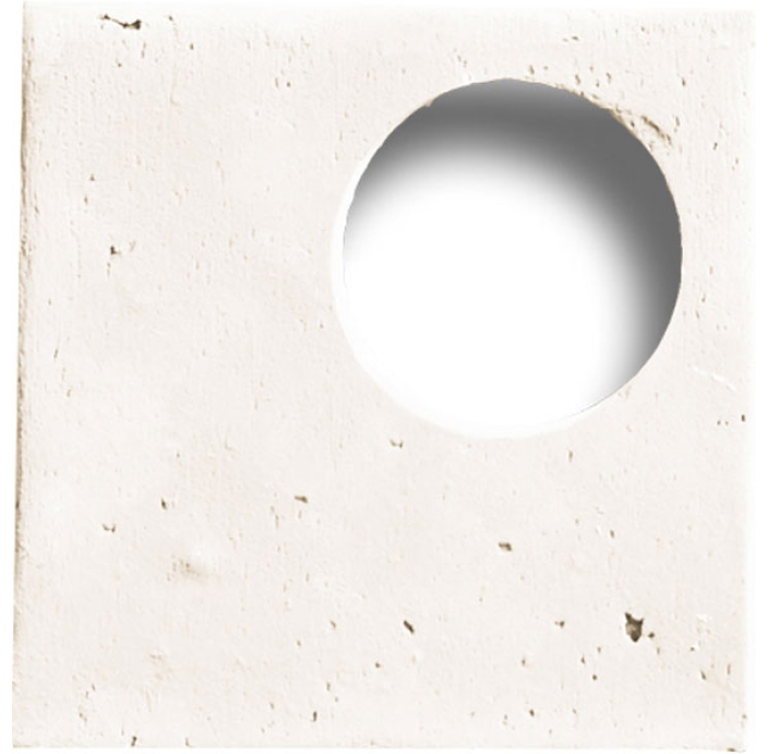 Керамическая плитка ALBERTINA B-INSERT 2 WHITE Белый 15X15X15 (NCR03068)