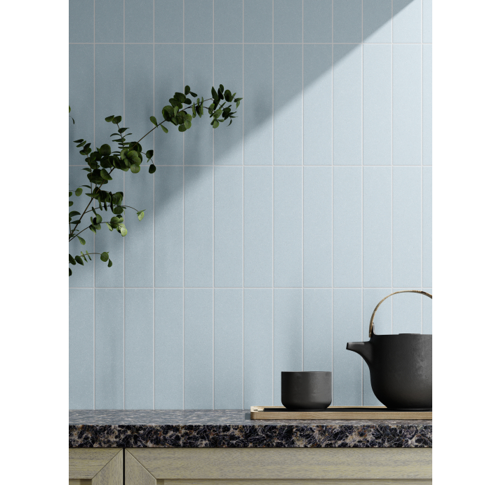 Керамическая плитка TAPP BLUE Голубой 6X24,6X8,5 (NCR02668)