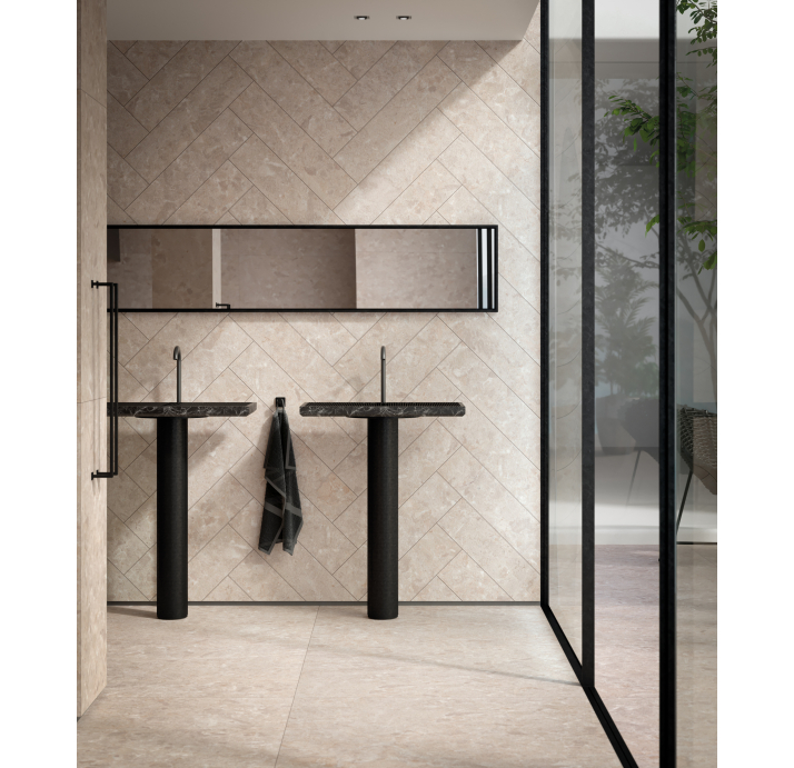 Керамическая плитка GALDANA BEIGE FLAMED AS Бежевый 90X90X10 (NCR02890)