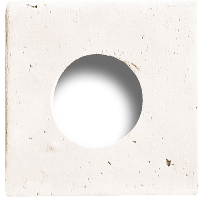 Керамическая плитка ALBERTINA B-INSERT 1 WHITE Белый 15X15X15 (NCR03064)