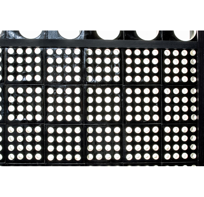 Керамическая плитка MATILDA 2 BLACK Черный 20X20X70 (NCR03059)
