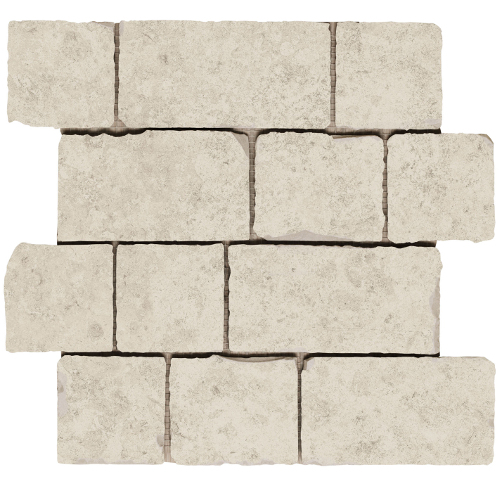 Керамическая мозайка JURA LIGHT BRICK MOS Бежевый 29,4X30,4X10 (NCR03139)