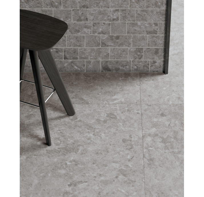 Керамическая плитка GALDANA GRAY HAMMERED Серый 90X90X10 (NCR02902)