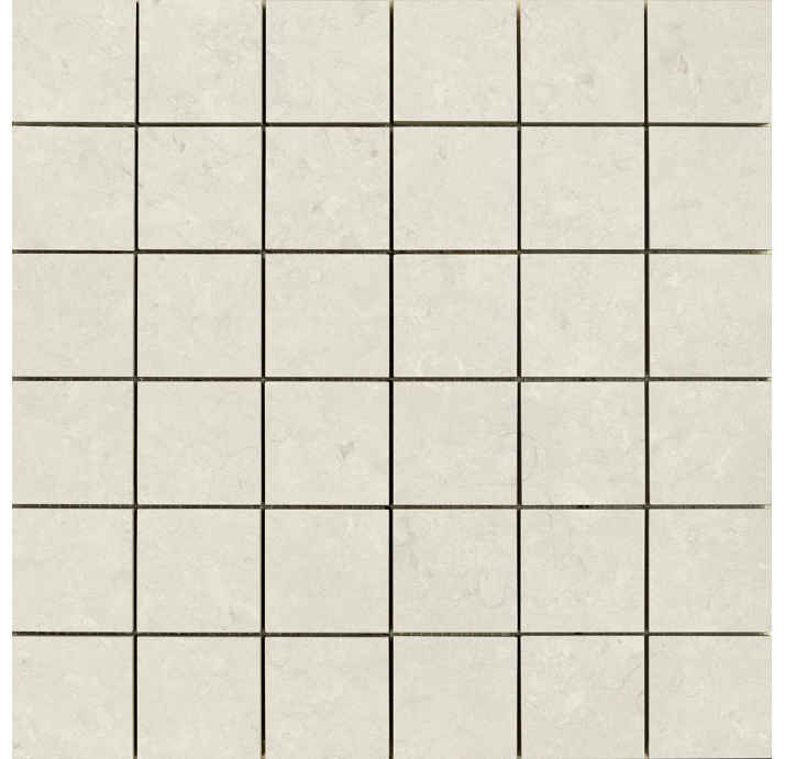 Керамическая мозайка TIFFANY WHITE MOS 5X5 Белый 30X30X10 (NCR03206)