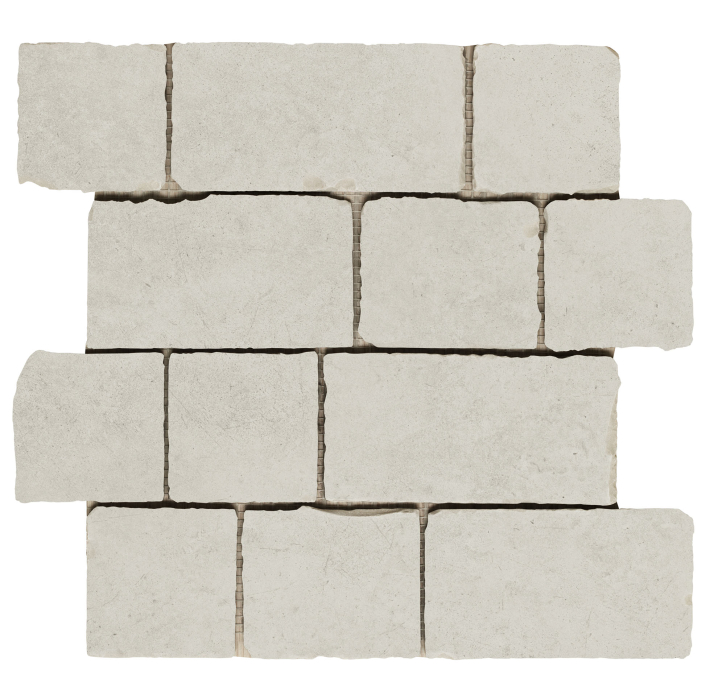 Керамическая мозайка MONDO GRAY BRICK MOS Серый 29,4X30,4X10 (NCR03314)