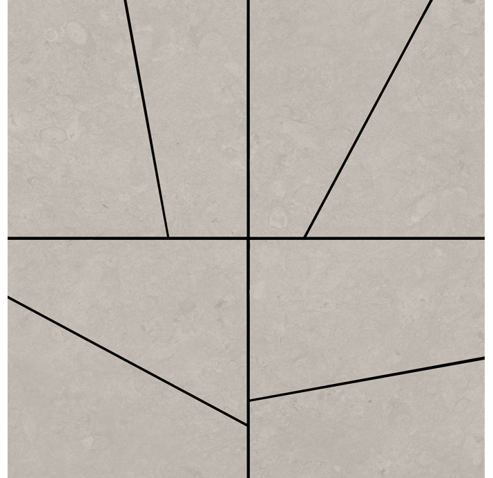 Керамическая мозайка TIFFANY GRAY ORIGAMI MOS Серый 30X30X10 (NCR03200)