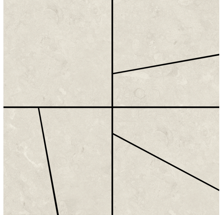 Керамическая мозайка TIFFANY WHITE ORIGAMI MOS Белый 30X30X10 (NCR03207)