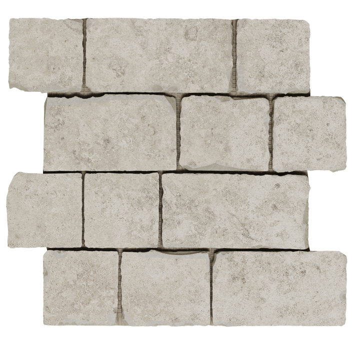 Керамическая мозайка JURA GRAY BRICK MOS Серый 29,4X30,4X10 (NCR03135)