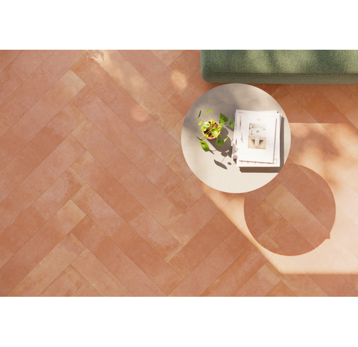 Керамическая плитка TEMPO BLUSH AS Оранжевый 90X90X10 (NCR02835)
