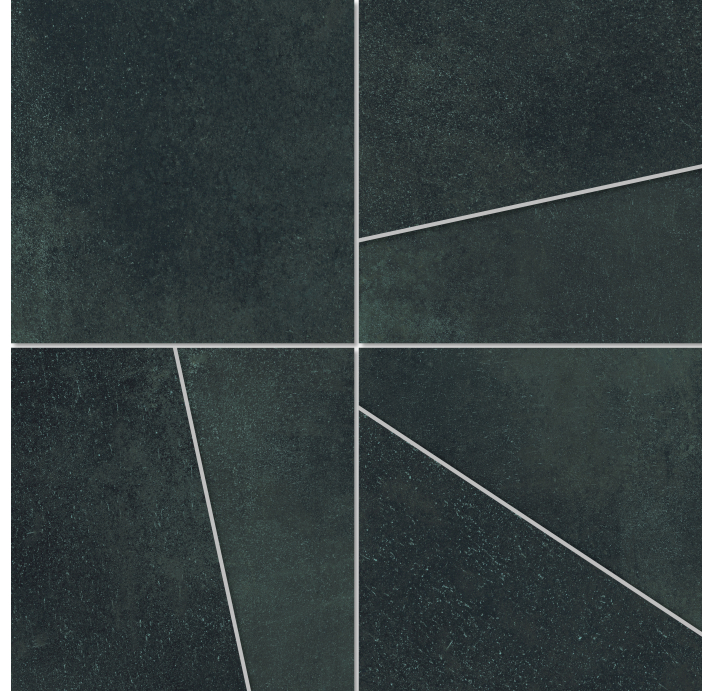 Керамическая мозайка FE GREEN ORIGAMI MOS Зеленый 30X30X10 (NCR02757)