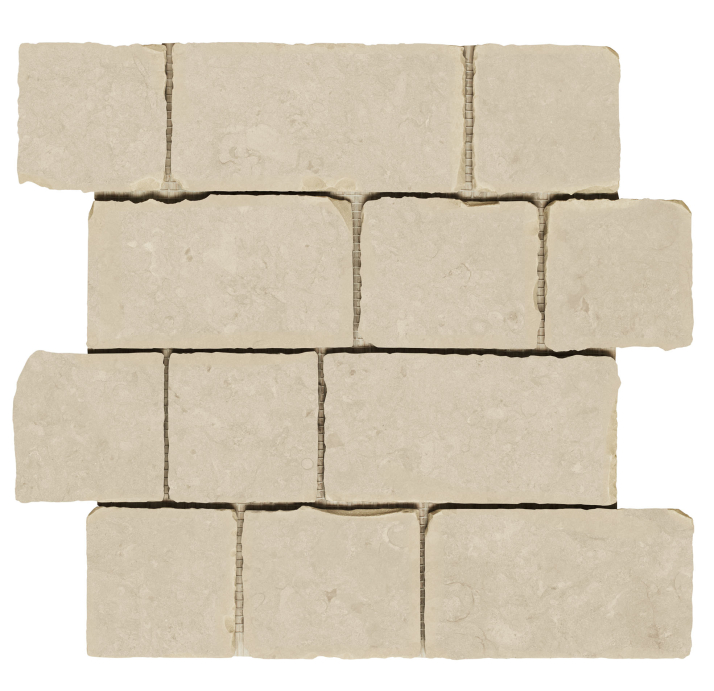 Керамическая мозайка TIFFANY BEIGE BRICK MOS Бежевый 29,4X30,4X10 (NCR03190)
