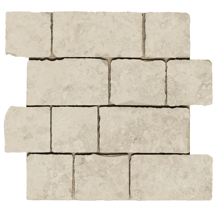 Керамическая мозайка JURA BEIGE BRICK MOS Бежевый 29,4X30,4X10 (NCR03131)