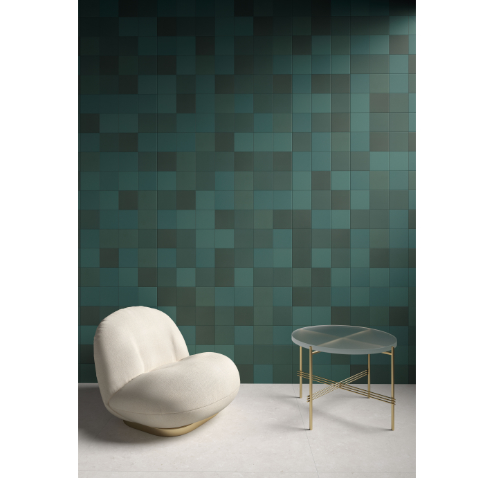 Керамическая плитка CROMA LEAF Зеленый 15X15X10 (NCR03362)