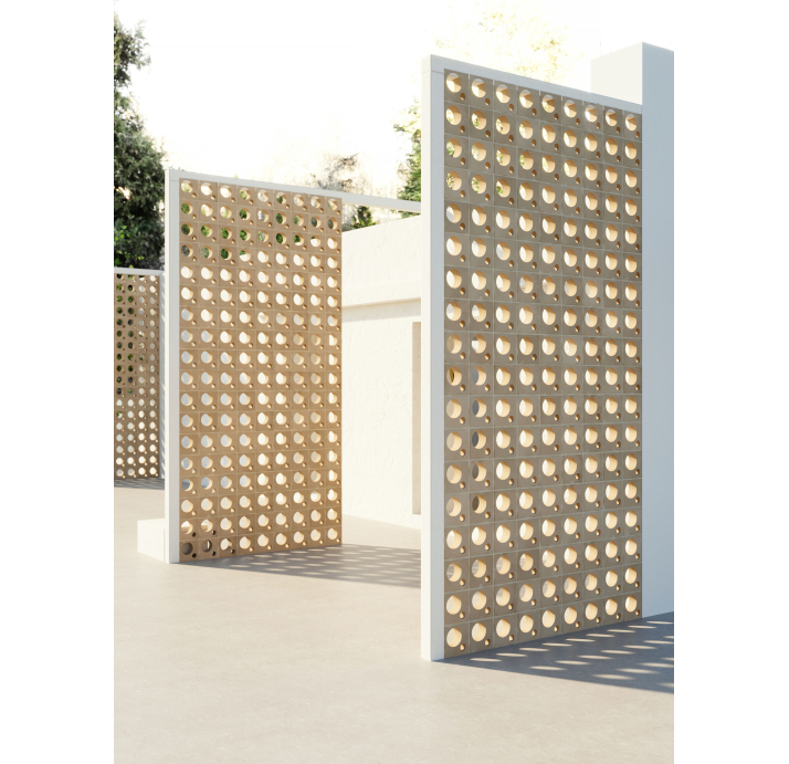 Керамическая плитка MATILDA 16 NATURAL Бежевый 20X20X70 (NCR03058)