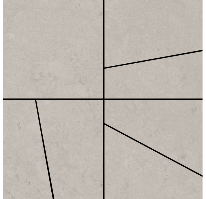 Керамическая мозайка TIFFANY GRAY SILK ORIGAMI MOS Серый 30X30X10 (NCR03203)