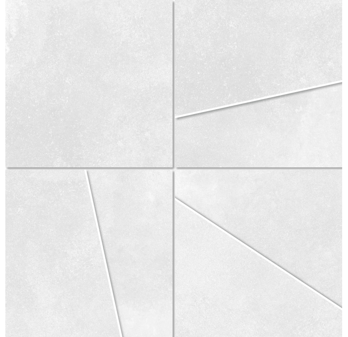 Керамическая мозайка FE WHITE ORIGAMI MOS Белый 30X30X10 (NCR02741)