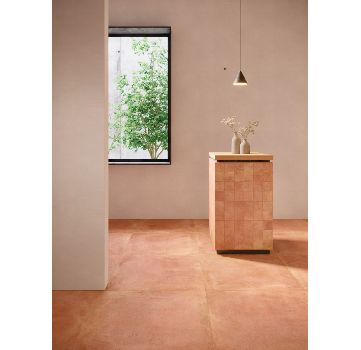 Керамическая плитка TEMPO BLUSH Оранжевый 90X90X10 (NCR02834)