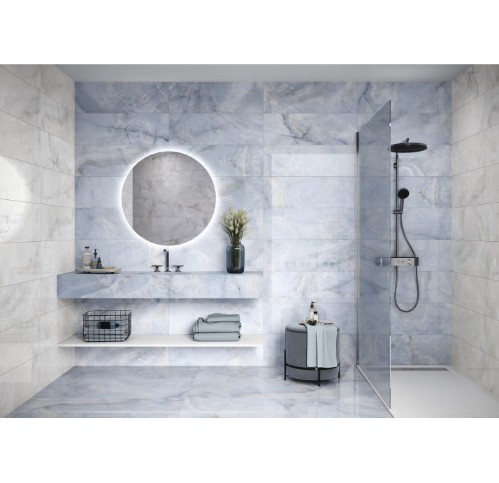 Керамическая плитка ONIX BLUE BR RC (PRC)60X60/CIF04_S Голубой 60X60X9 (NCR03626)