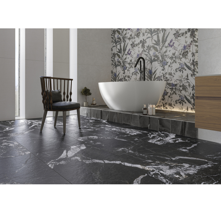 Керамическая плитка SL ARVORA BLACK MT(PRC)60X120RC/CIF2_S Черный 60X120X9 (NCR03645)