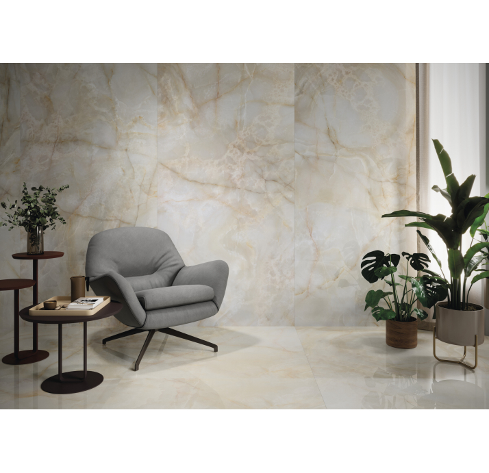 Керамическая плитка ONIX CREAM PL (PRC)120X120RC/CIF_S Бежевый 120X120X9 (NCR03614)