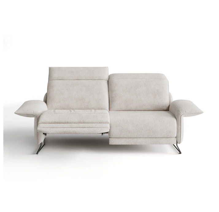 Диван VITIS B103-220-103B/54/VIVA OFFWHITE/BULTEX/01BL BLACK/E,E,R