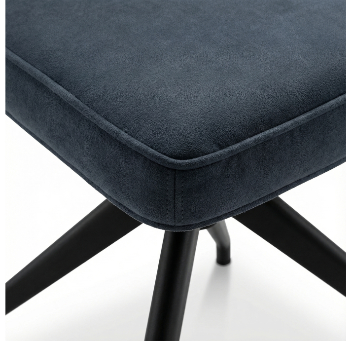 Стул крутящийся ALVA SWIVEL CHAIR NOBLESSE BASALT  F101BLACK (ROM06749)