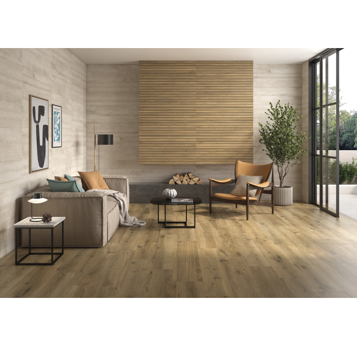 Керамическая плитка HARU 25x150 TAN Mat Коричневый 25X150X10,5 (NCR03911)