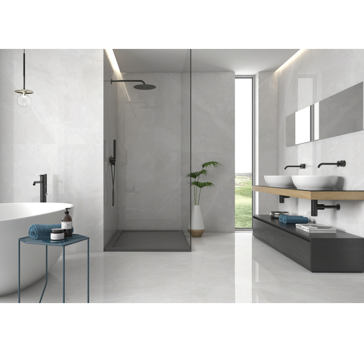 Керамическая плитка MAGDA 120x120 BLANCO  Polished Серый 120X120X10,2 (NCR03688)