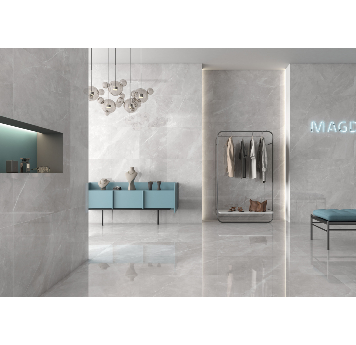 Керамическая плитка MAGDA 120x120 PERLA  Polished Серый 120X120X10,2 (NCR03690)