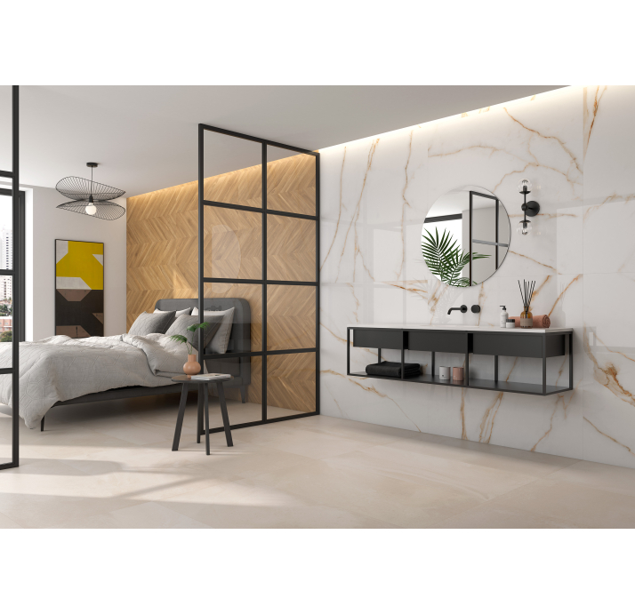 Керамическая плитка EBONY MIEL 60x120 Mat Коричневый 60X120X9 (NCR03863)