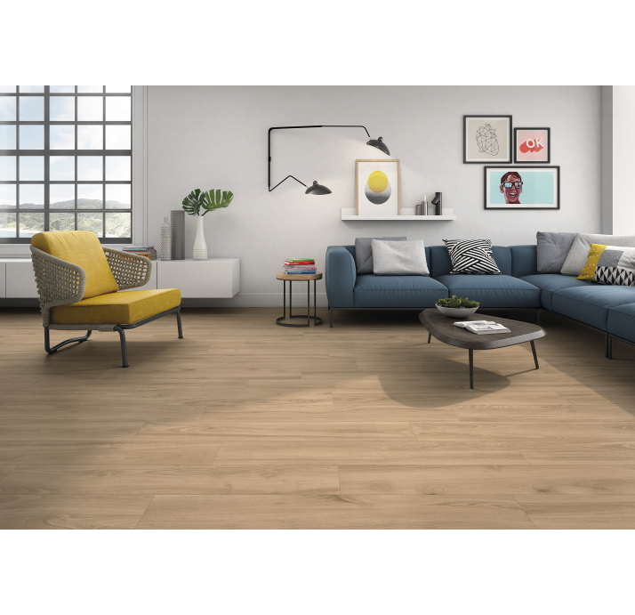 Керамическая плитка TABULA 20x120 MIEL Mat Коричневый 20X120X9 (NCR03944)