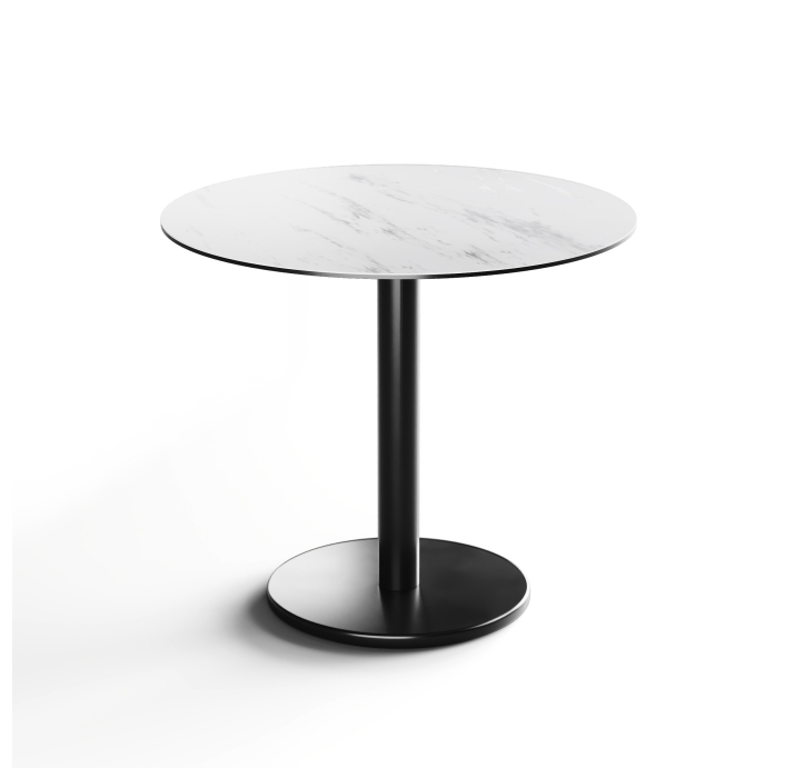 Стол обеденный TOKYO BAR TABLE HYDRO LIFT BLACK PALISSANDRO  80X80X114 СМ. (NRM00456)