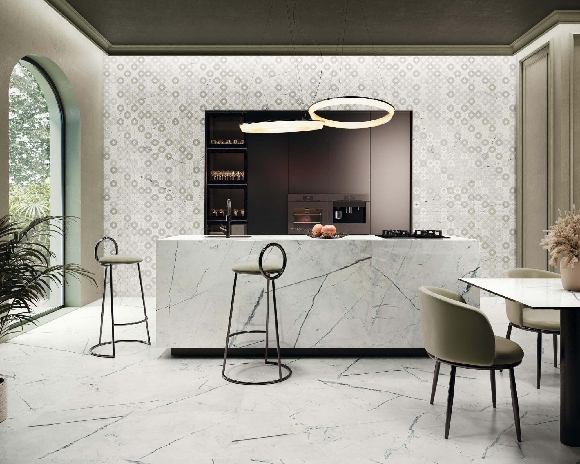 Коллекция Black & Light Calacata
