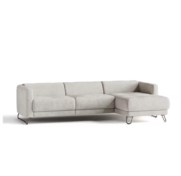 Диван MATHEO B100-300-220S/58/VIVA ANGORA /DYNASPRING/03BL/
