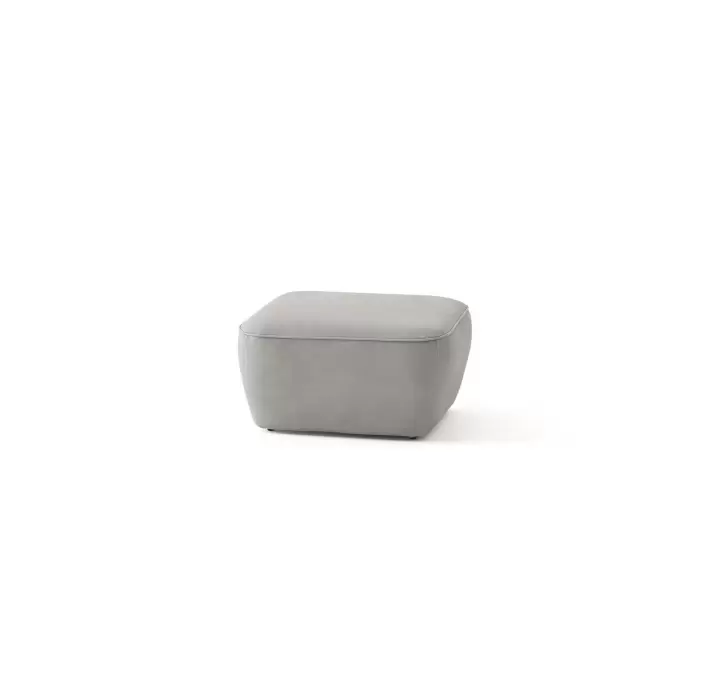 Пуф DORIA POUF 58X58X32 см. unknown LIGHT GREY (NRM05950)