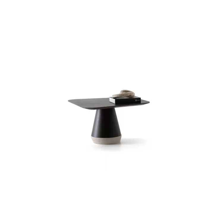 Стол журнальный VIVIENNE COFFEE TABLE BLACK AMERICAN WALNUT  70X46X48 СМ. (NRM05804)