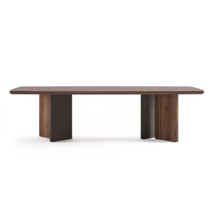 Стол обеденный AGATE DINING TABLE BROWN AMERICAN WALNUT  275X103X75 СМ. (NRM05798)