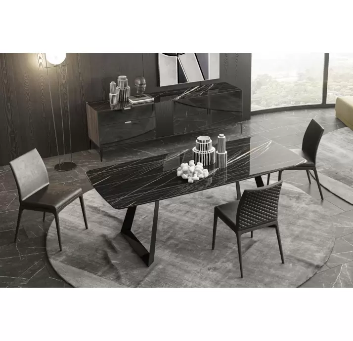 Стул интерьерный MESSINA CHAIR unknown AUBERGINE  Черный (NRM05786)