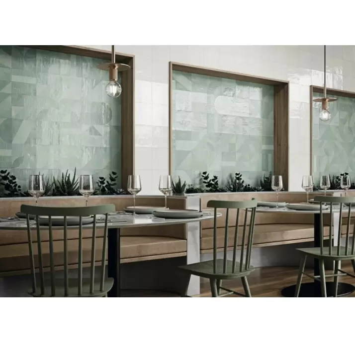 Керамическая плитка TABARCA MENTA   20X20 Бирюзовый 20X20X7 (NCR01611)